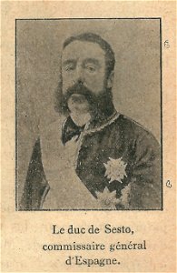 Expo 1900-commissaire général d'Espagne
