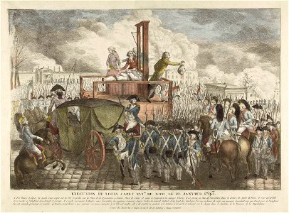 Exécution de Louis Capet, le 21 janvier 1793