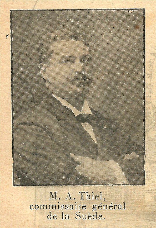 Expo 1900-commissaire général de Suède