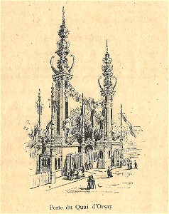 Expo 1900-porte du Quai d'Orsay