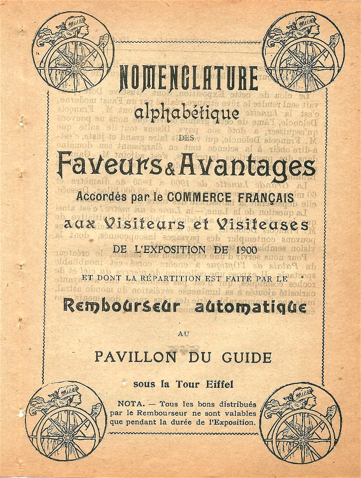 Expo 1900-Guide remboursable-les lots