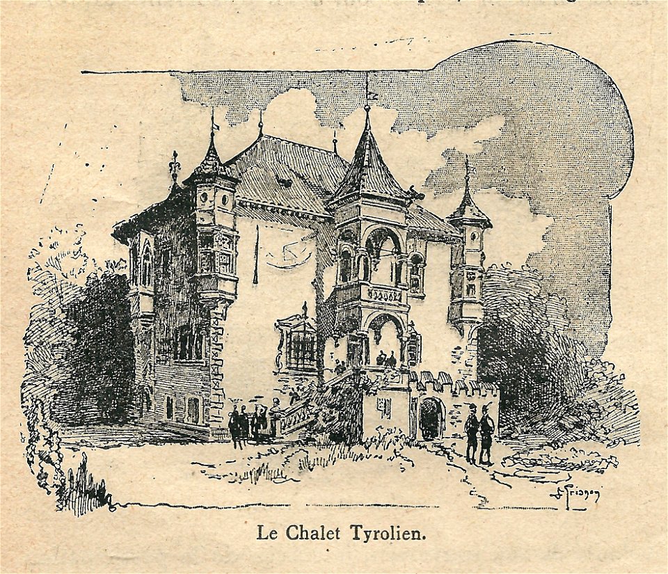Expo 1900-pseudo chalet tyrolien