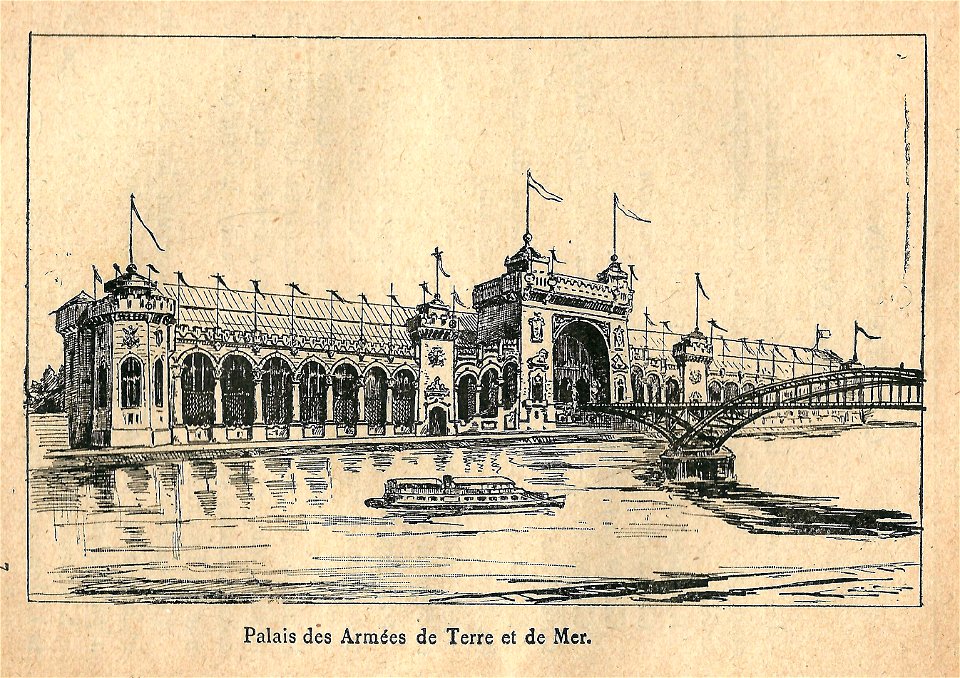 Expo 1900-palais des Armées de Terre & de Mer
