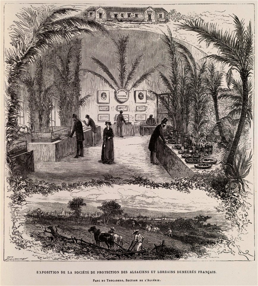 Exposition de la société de protection des Alsaciens et Lorrains demeurés français