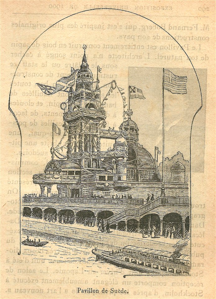 Expo 1900-pavillon de la Suède