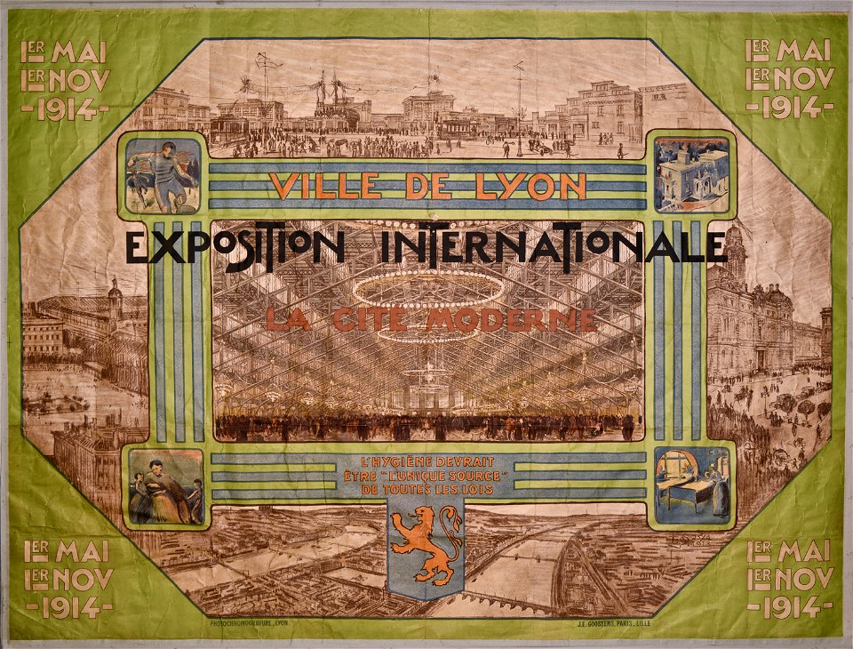 Exposition internationale, La cité moderne par Tony Garnier 1869-1948 Bibliothèque municipale de Lyon