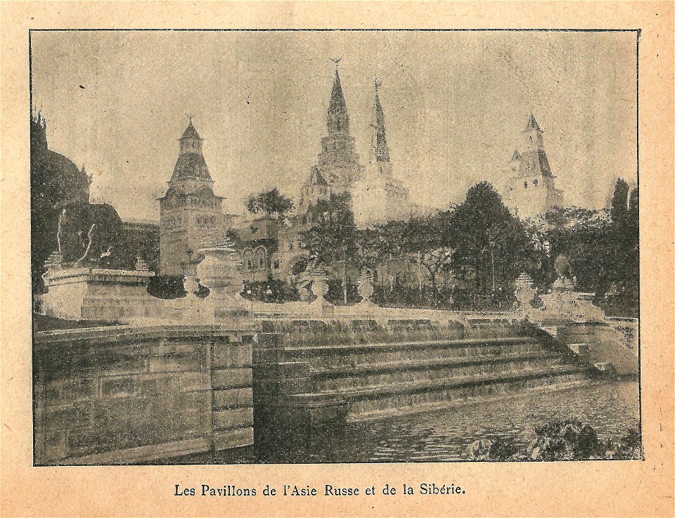Expo 1900-pavillon de Sibérie & Asie russe