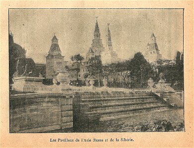 Expo 1900-pavillon de Sibérie & Asie russe