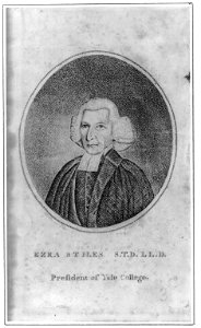 Ezra Stiles S.T.D. L.L.D. - president of Yale College LCCN2004666641