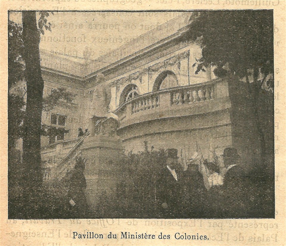 Expo 1900-pavillon du ministère des Colonies