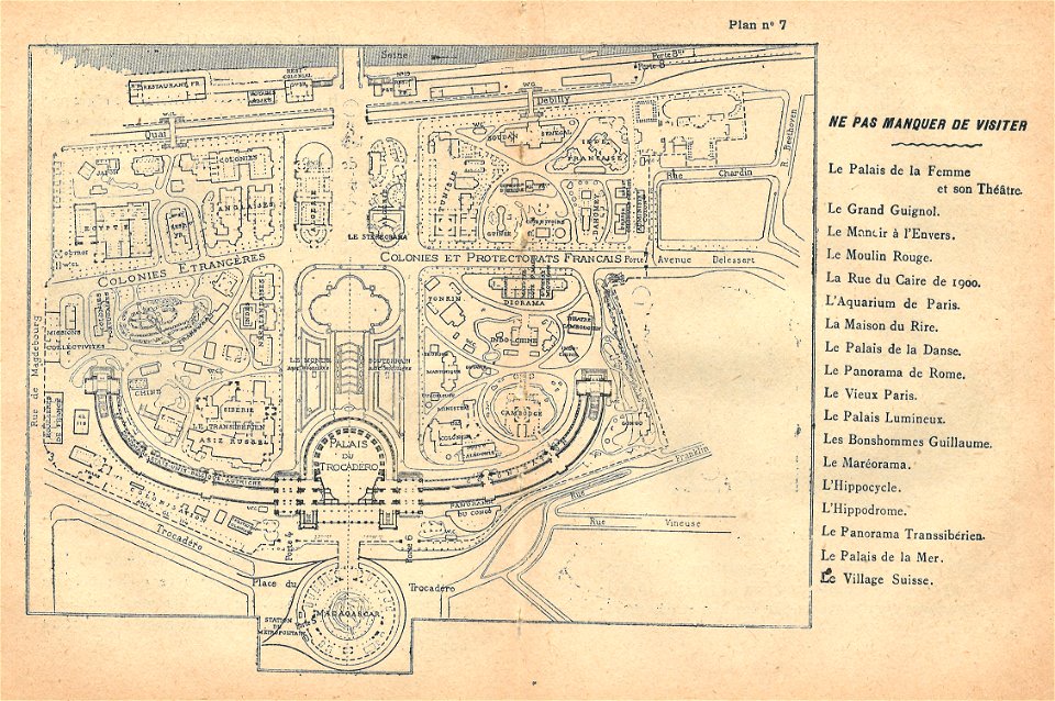 Expo 1900-plan division 7