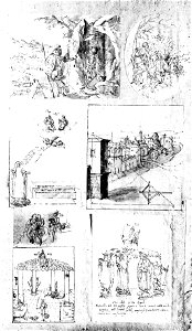 F Brentel - Blatt F34v mit 7 Zeichnungen (UzFBi084)