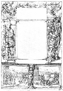 F Brentel - Einfassung mit David und Saul Vorzeichnung 1616 K101v1 (UzFBi101)