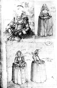 F Brentel - Studien zu Pompe funèbre FedZeichn.lav. 1610 K95v (UzFBi092)