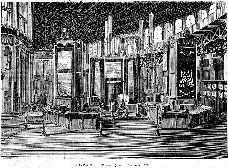 Expo univ 1867 Camp autrichien (Génie) par Noël