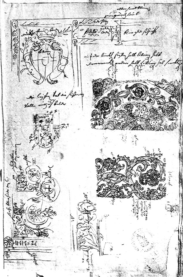 F Brentel - Studien zu Pompe funèbre Zeichnung 1610 K90r (UzFBi088)