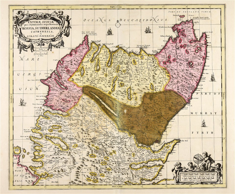 Extimae Scotiae pars septentrionalis, in qua provinciae Rossia, Sutherlandia, Cathenesia et... - CBT 6589982