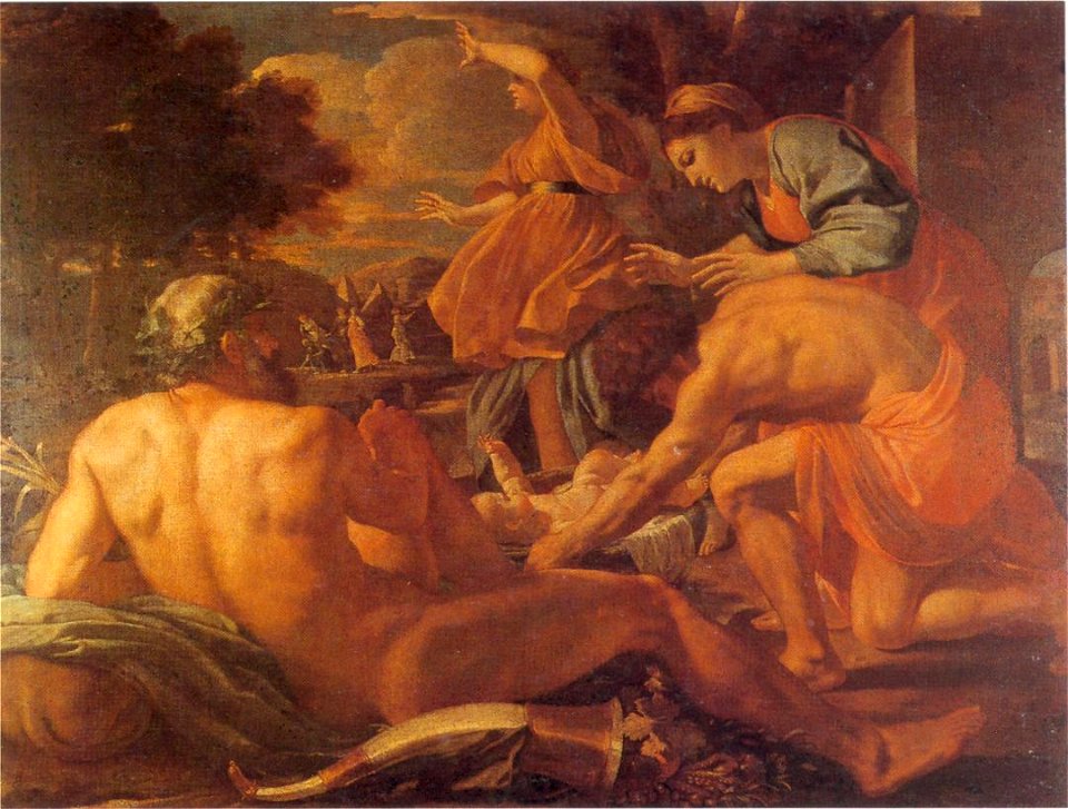 Exposition de Moïse - Poussin - Gemäldegalerie Alte Meister Dresden