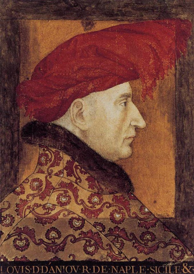 Artwork by unknown artist - Portrait of Louis II, Duke of Anjou - WGA23671