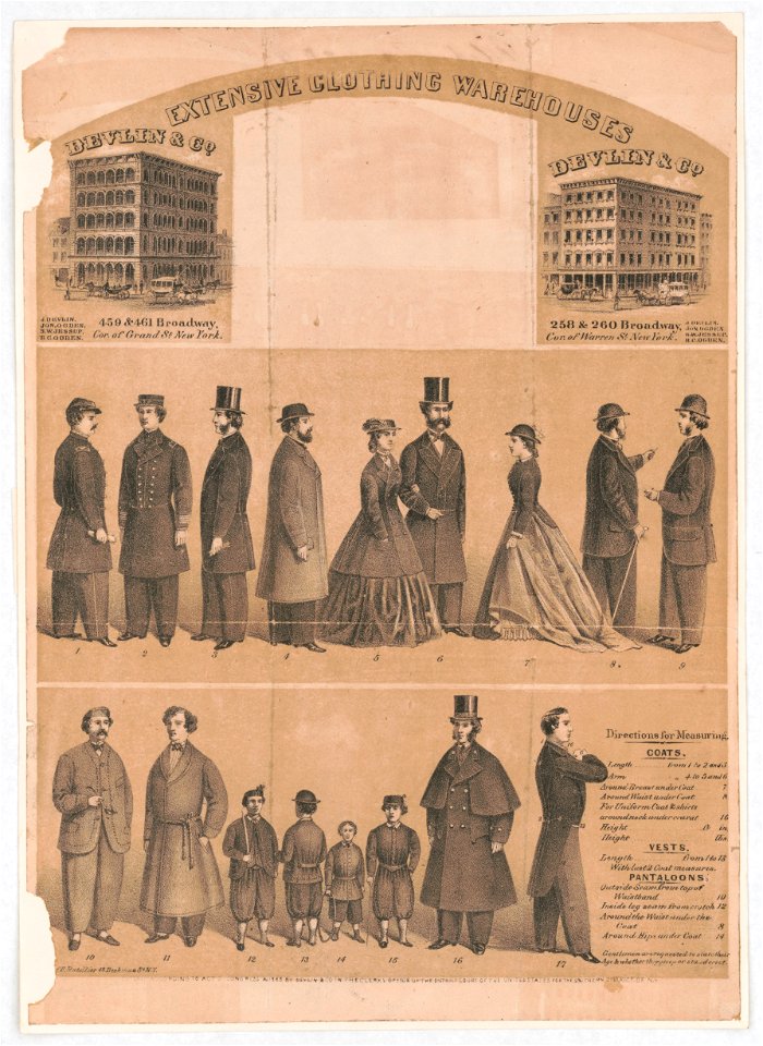 Extensive clothing warehouse, Devlin & Co. LCCN2003677589