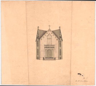 Exterior view of a church) - R.K. Eastman LCCN2016645718