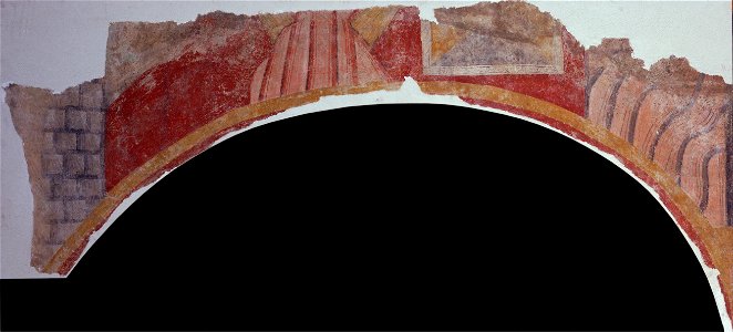 Extrados of an arch from Sant Joan de Boí - Google Art Project
