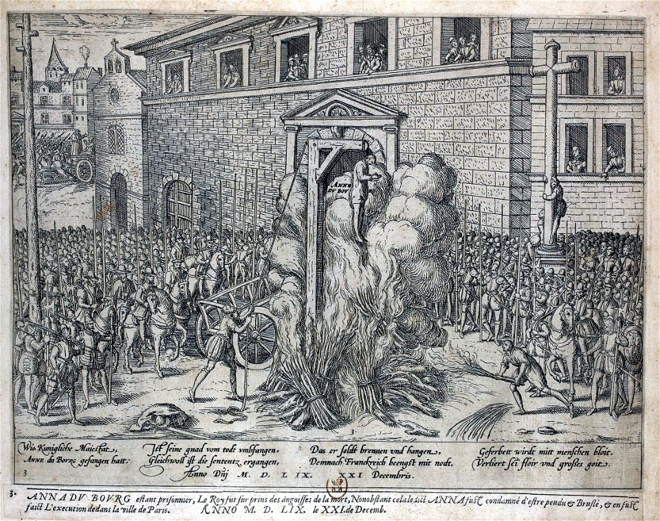 Exécution d'Anne du Bourg