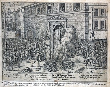 Exécution d'Anne du Bourg