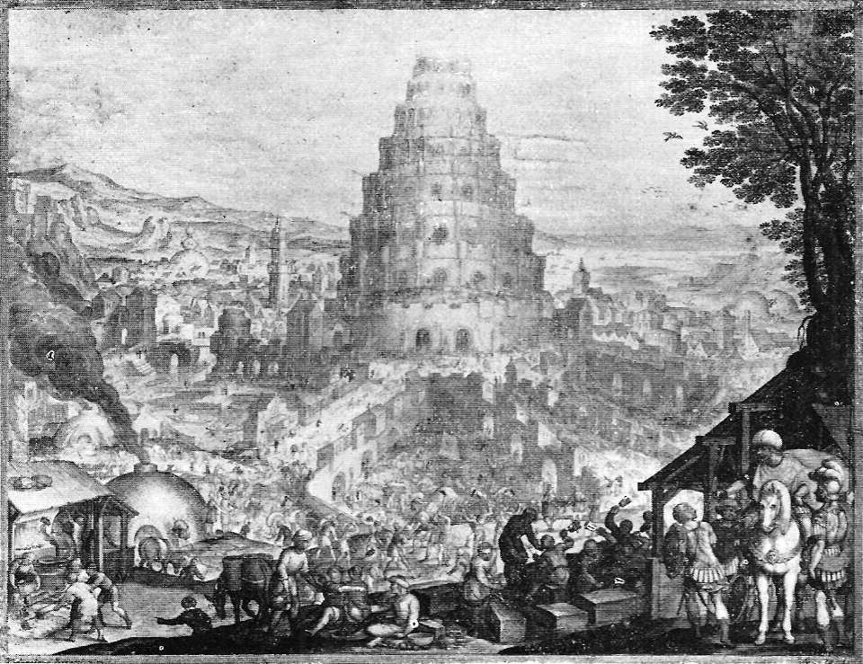 F Brentel - Turmbau zu Babel Miniatur 1631 (UzFBi108)