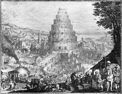 F Brentel - Turmbau zu Babel Miniatur 1631 (UzFBi108)