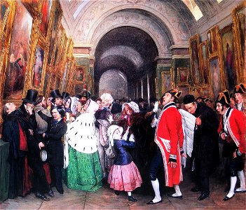 F A Biard quatre heure au Salon1847