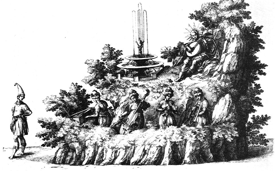 F Brentel - Der Parnass Radierung 1617 (RHW165)