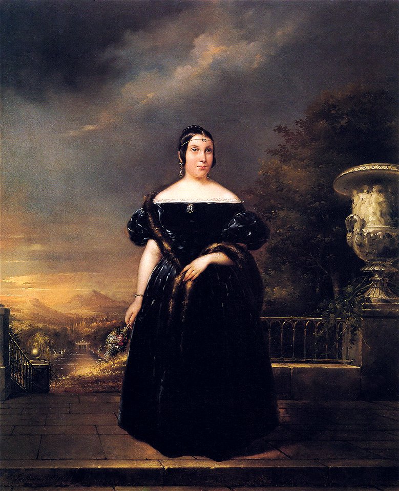 F. de Madrazo - 1837, María Teresa Roca de Togores (Colección particular, Madrid, 104 x 83 cm)
