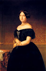 F. de Madrazo - 1852, María del Pilar de la Cerda, Duquesa de Veragua (Colección particular, Madrid, 122 x 81 cm)