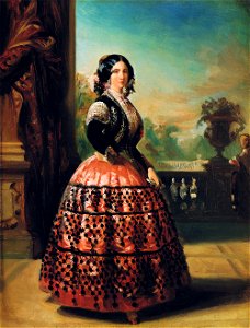 F. de Madrazo - 1853, Ángela Pérez de Barradas y Fernández de Córdoba, Duquesa de Medinacelli (Colección particular, Madrid, 35 x 26 cm, boceto)