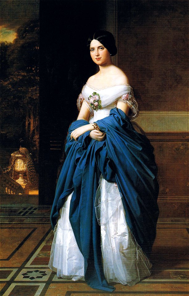 F. de Madrazo - 1847, Leocadia Zamora y Quesada (Colección particular, Madrid, 195 x 126 cm)