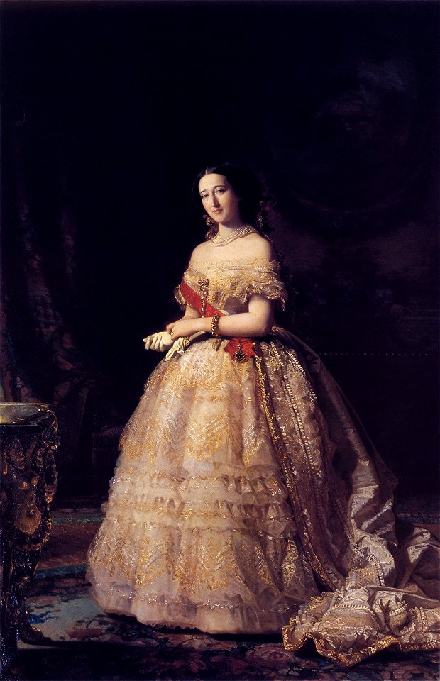 F. de Madrazo - 1855, Francisca de Sales Portocarrero y Palafox, Duquesa de Alba (Palacio de las Dueñas, Sevilla)