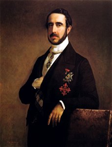 F. de Madrazo - 1850, Mariano Roca de Togores, I Marqués de Molíns (Colección particular, Madrid, 103 x 80 cm)