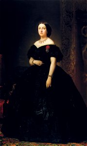F. de Madrazo - 1863, Inés Francisca de Silva, Marquesa de Alcañices (Colección particular, Madrid, 205 x 124 cm)