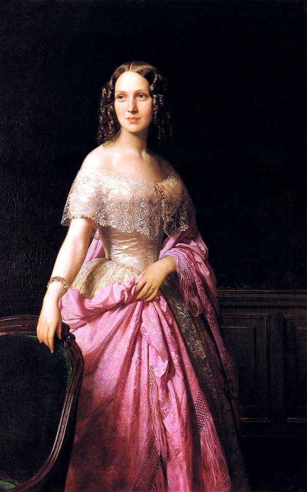 F. de Madrazo - 1852, Elizabeth Wethered Barringer (Ackland Art Museum, Carolina del Norte, 142 x 99 cm)