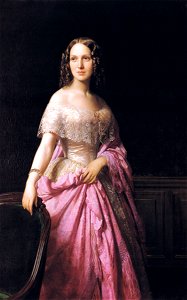 F. de Madrazo - 1852, Elizabeth Wethered Barringer (Ackland Art Museum, Carolina del Norte, 142 x 99 cm)