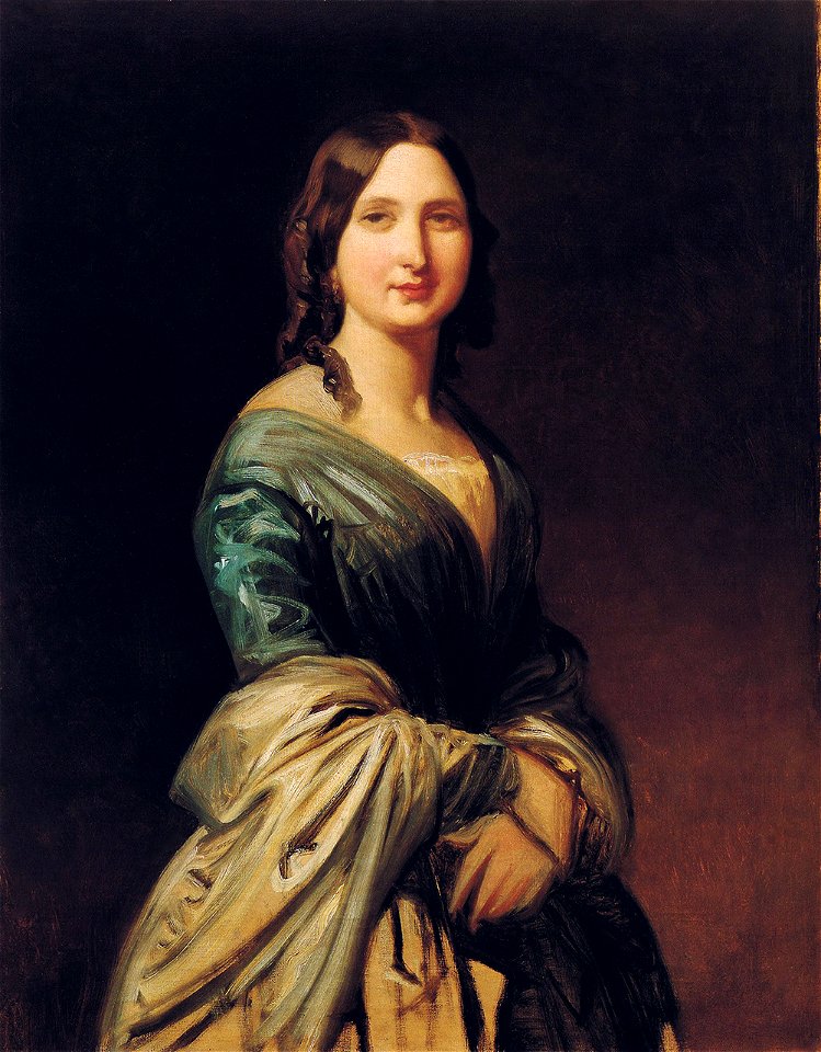 F. de Madrazo - 1866, Luisa de Madrazo y Garreta (Colección particular, Madrid, 85 x 72 cm)
