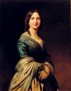F. de Madrazo - 1866, Luisa de Madrazo y Garreta (Colección particular, Madrid, 85 x 72 cm)