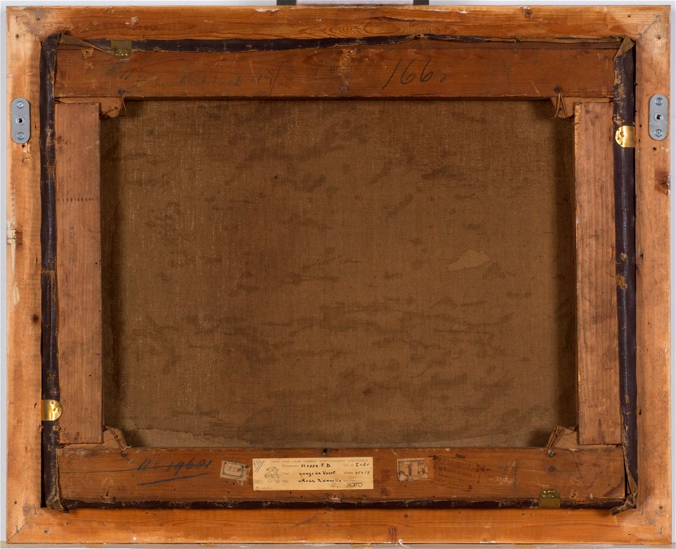 F.B. Höppe - Gezicht op een kanaal - E485 - Cultural Heritage Agency of the Netherlands Art Collection