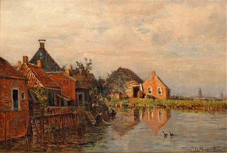 F E Morgenstern Sommerabend in Farmsum