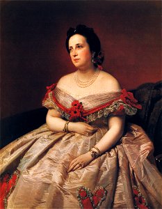F. de Madrazo - 1863, Rosa Guardiola, Baronesa de Andilla (Colección particular, Madrid, 126 x 78 cm)