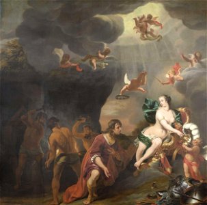 F. Bol Venus presenting Aeneas with armour from Vulcano's smithy
