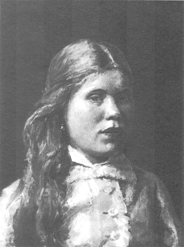 Girl by Serov-1886