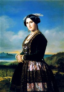 F. de Madrazo - 1853, Agustina Larrañaga (Colección particular, Madrid, 132 x 93 cm)