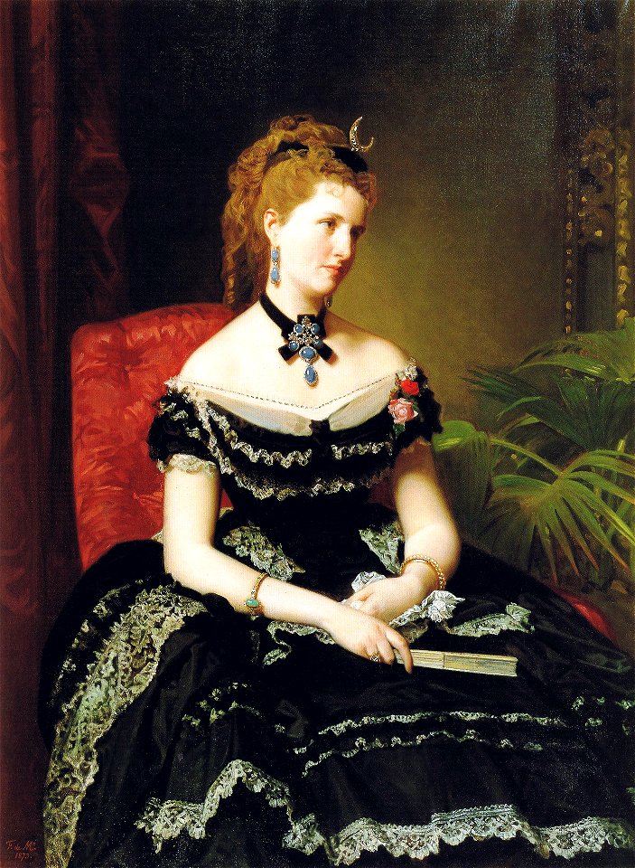 F. de Madrazo - 1873, Matilde de Aguilera y Gamboa (Museo Cerralbo, 124 x 94 cm)